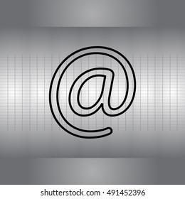 email line icon
