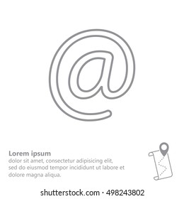 email line icon