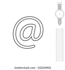 email line icon