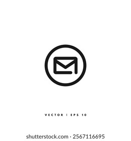 Email Line Icon. Editable Stroke