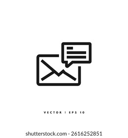 Email Line Icon. Editable Stroke