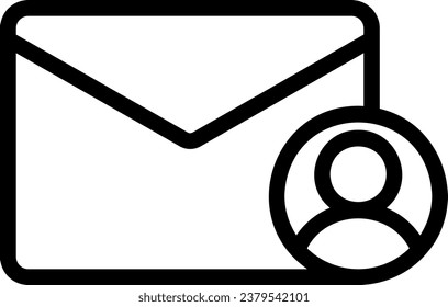 email line icon illustration vector