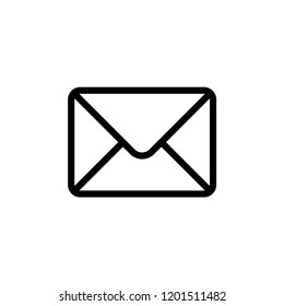 Email line icon vector