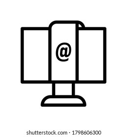E-Mail-zeilensymbol, Vektorgrafik