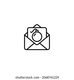 Email Line Icon, Vector Template