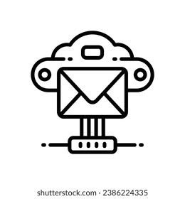 email line icon. vector icon for your website, mobile, presentation, and logo design.