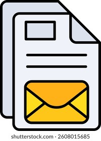 Email Line vector Icon Design