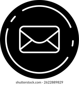 Línea de correo electrónico Vector Icon Design