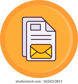 Email Line vector Icon Design