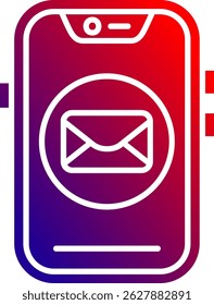 Email Line vector Icon Design