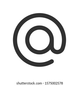 E-mail, linear icon. Editable stroke