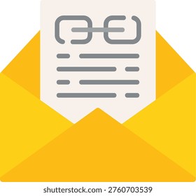 Email Link New Creative Icon Design Vector