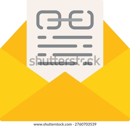 Email Link New Creative Icon Design Vector