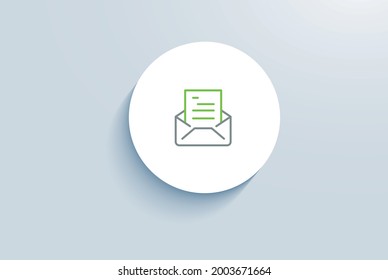 Email and link surveys icon vector design