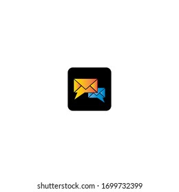 Diseño de icono vectorial de plantilla de logotipo de correo electrónico