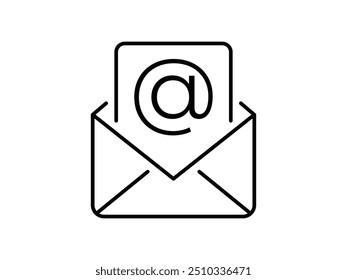 Email Logo Vector Ilustraciones de stock