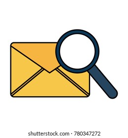 email magnifier search sms message