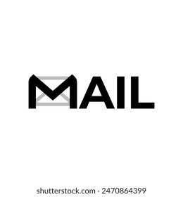 E-Mail-Briefumschlag Express Delivery Schnelle Vektorgrafik Logo Design