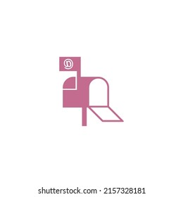Email, mail envelope icon logo illustration template