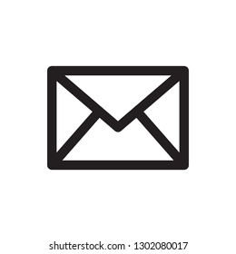 email, mail, envelope, message icon in trendy outline style, graphic vector illustration, editable vector stroke. 32x32 pixel icon. Pixel perfect. Eps 10