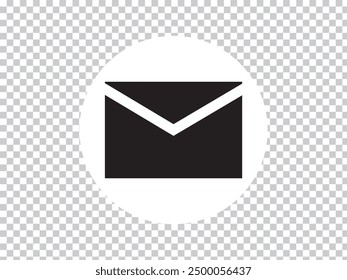 Vector de icono de correo electrónico, correo, sobre y mensaje. Ilustración vectorial de estilo plano.