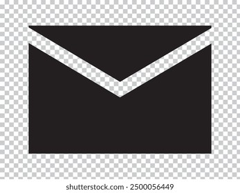 Vector de icono de correo electrónico, correo, sobre y mensaje. Ilustración vectorial de estilo plano.