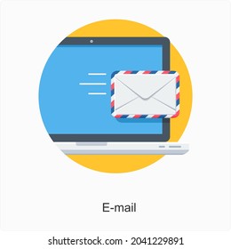 Email or Mail Icon Concept