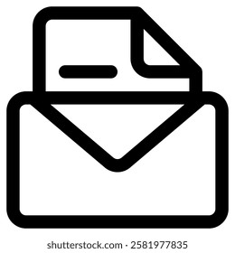 Email Mail Icon for Documentation File  Data