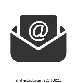 Icono de correo electrónico, gráficos vectoriales