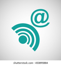 email mail illustration in white background, vector