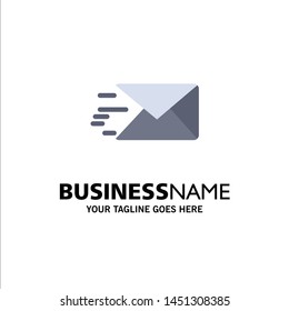 Email, Mail, Message Business Logo Template. Flat Color