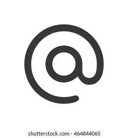 email mail message communication icon. Isolated and flat illustration. Vector graphic