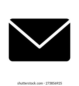 Email / mail message envelope flat vector icon for apps and websites
