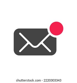 E-Mail-Nachricht umhüllt Symbol Vektorgrafik