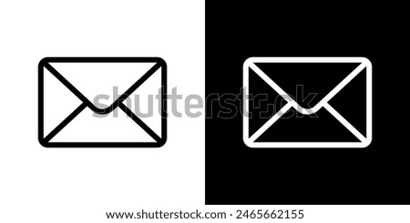 Email, mail, message icon in generic style. Envelope concept