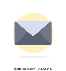 Email, Mail, Message, Sms Abstract Circle Background Flat color Icon