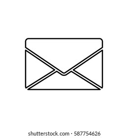 Email or mail symbol icon vector illustration graphic design