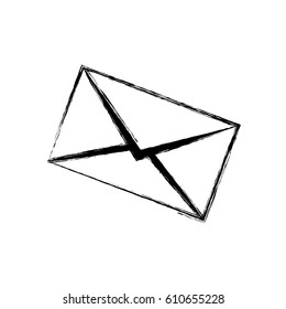 Email or mail symbol icon vector illustration graphic design