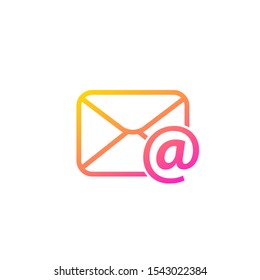 email, mail vector trendy icon