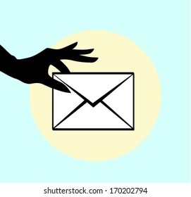 Email mailbox vector icons