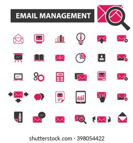 iconos de administración de correo electrónico
