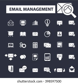 E-Mail-Management-Symbole
