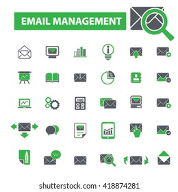 iconos de administración de correo electrónico
