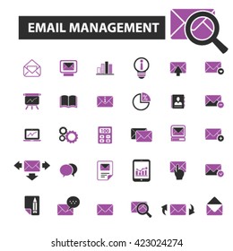 iconos de administración de correo electrónico
