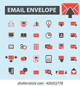 iconos de administración de correo electrónico
