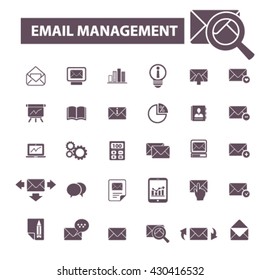 iconos de administración de correo electrónico
