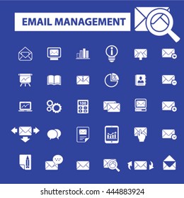 E-Mail-Management-Symbole
