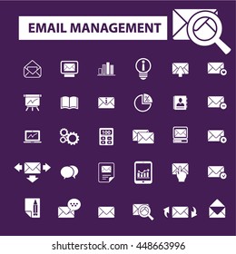 E-Mail-Management-Symbole