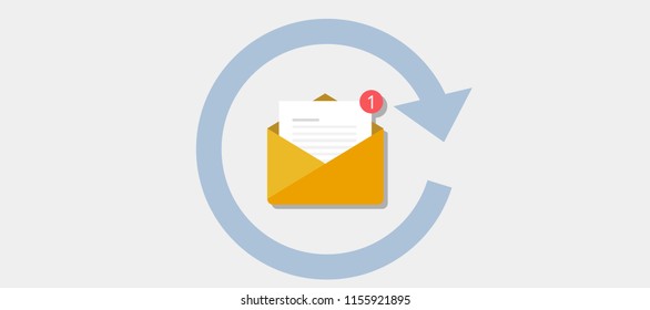 email marketing, auto responder email / email automatic auto reply response icon send