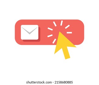 Email Marketing Click Send Icon